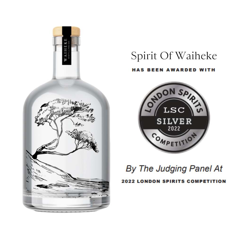 Spirit of Waiheke wins a silver medal at the 5th London Spirits Competition