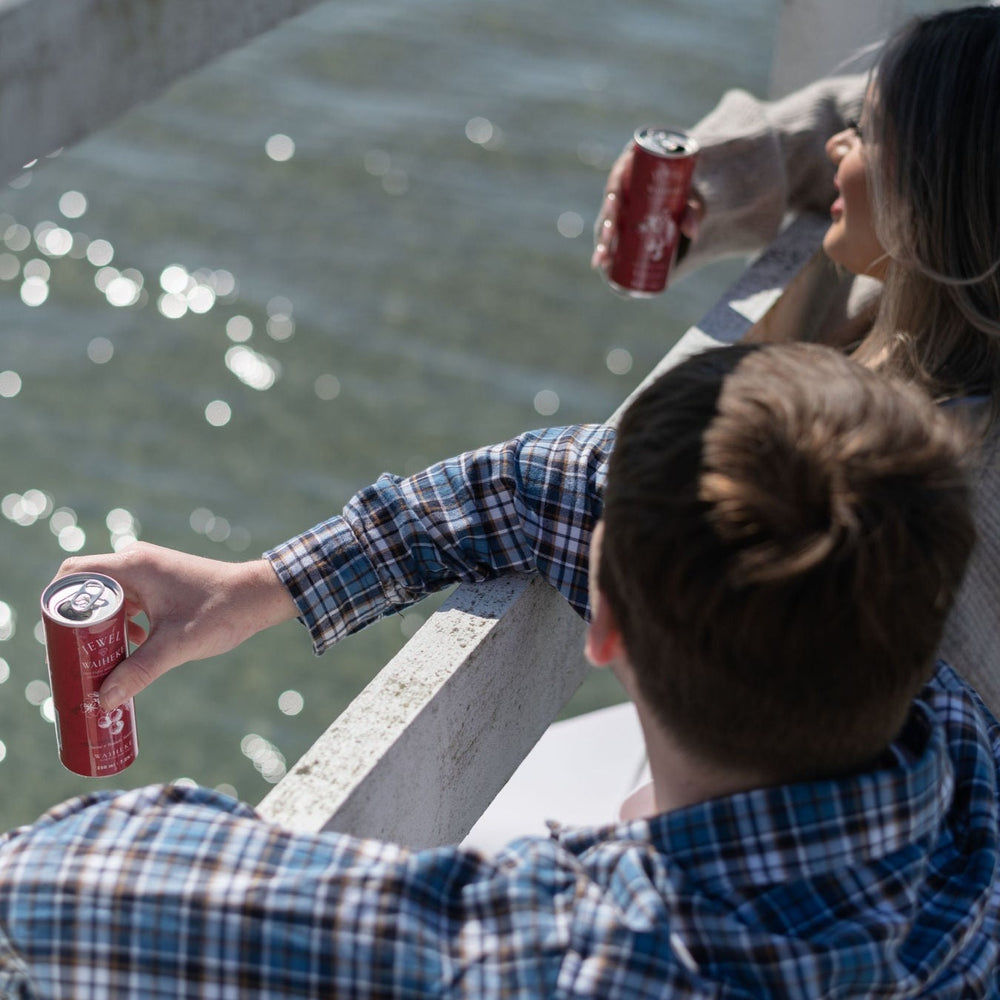 
                  
                    People enjoying drinks by the sea
                  
                