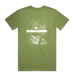 
                  
                    Horopito Spice T-Shirt - Green/White
                  
                