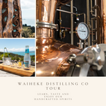 Waiheke distilling tour poster